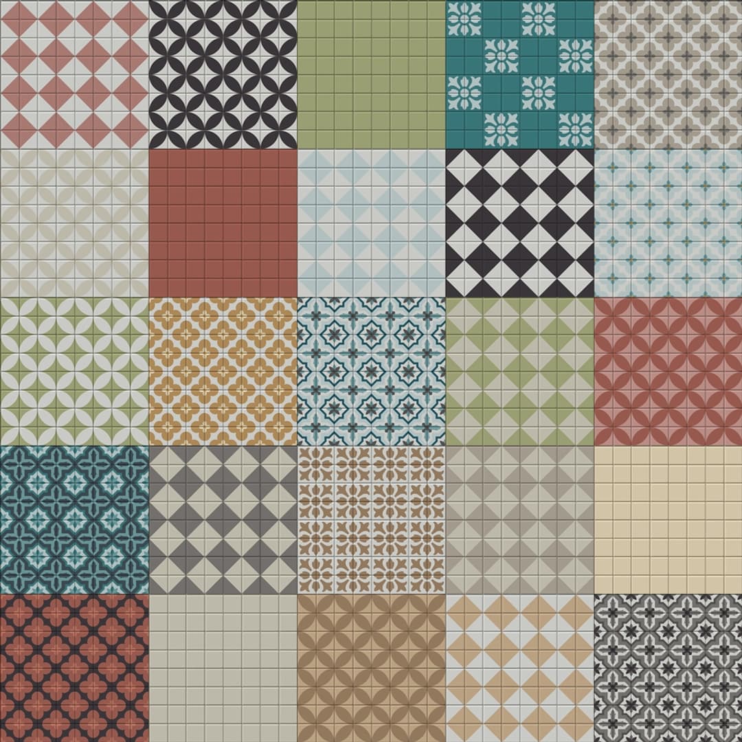 Галерея мода Набор плитки Chalk Tiles #3